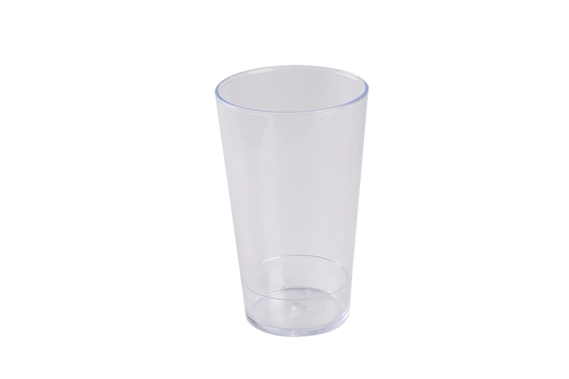 16,9 oz Glas 500 ml hoher Einweg-Plastik-Trinkbecher